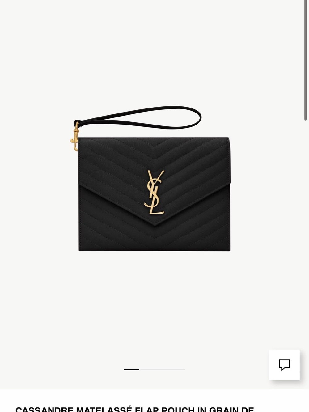Saint Laurent YSL Cassandre Clutch Wristlet Bag - Picture 7 of 17